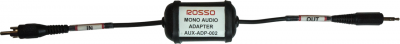 Rosso Mono Audio Adapter Male RCA / Male 3.5