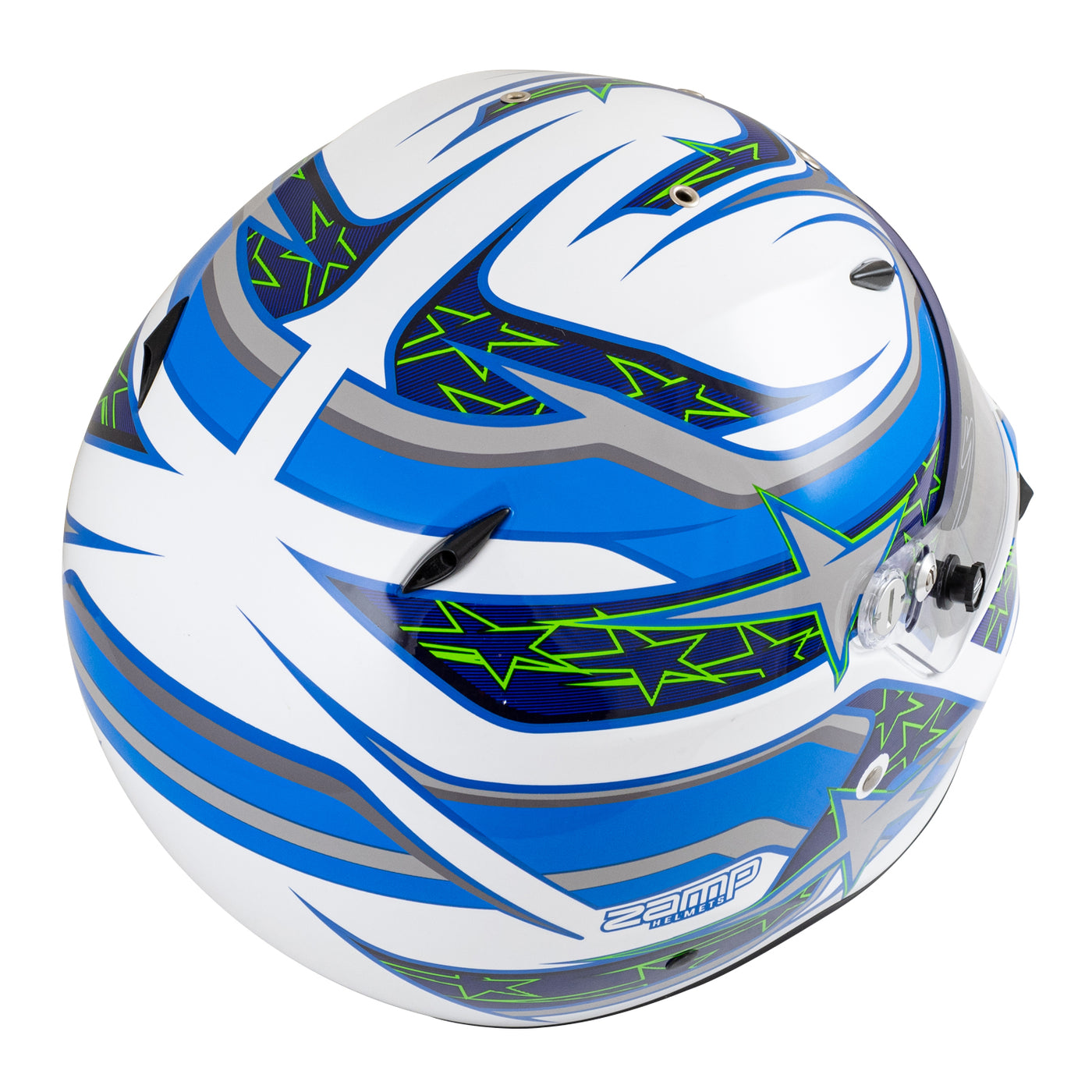 Zamp Integralhelm ZR-72 "Weiß/Blau"