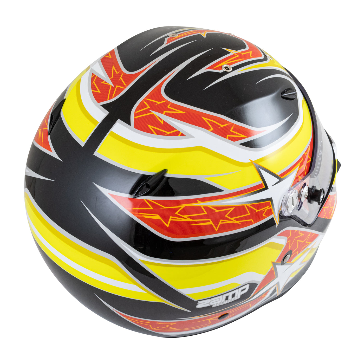 Zamp Integralhelm ZR-72 "Schwarz/Rot/Orange"