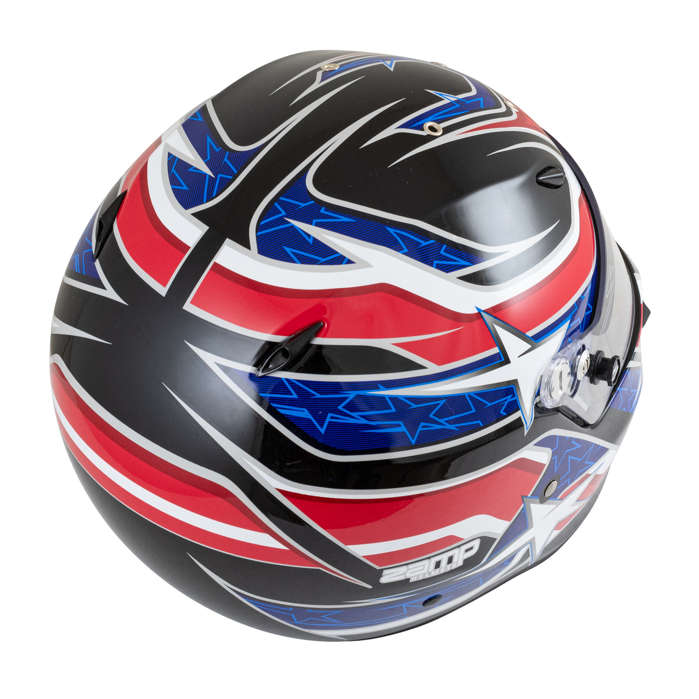 Zamp Integralhelm ZR-72 "Schwarz/Rot/Blau"