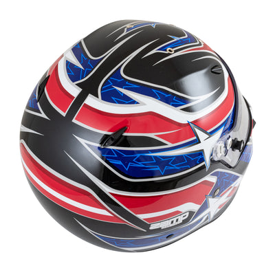 Zamp Integralhelm ZR-72 "Schwarz/Rot/Blau"