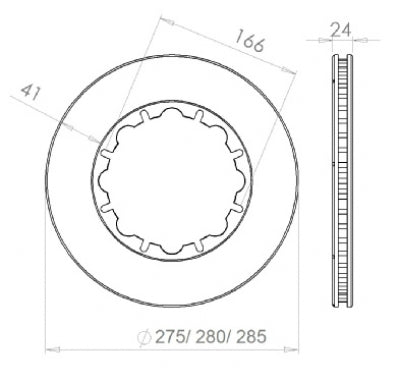 Friction ring 275 mm