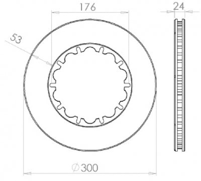 Friction ring 300 mm