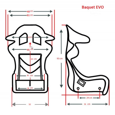 RRS FIA EVO racing seat