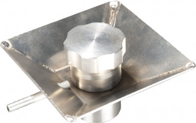 Aluminum screw cap with drip tray