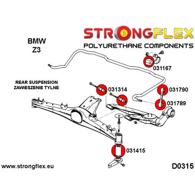 PU Buchse - Differentialaufhängung BMW E46