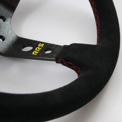 Geschüsseltes Sportlenkrad "Wildleder Schwarz"
